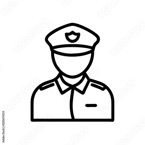 Police officer in uniform