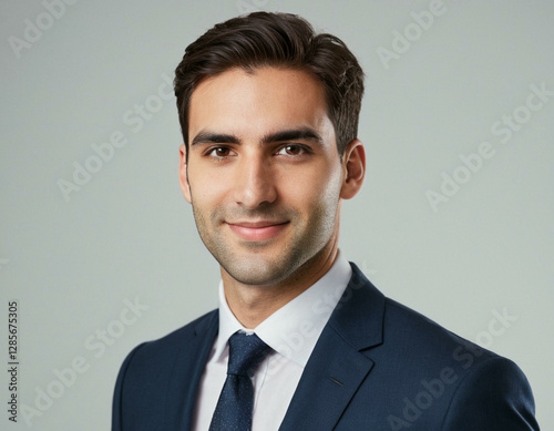 Modern Businessman Portrait on a Clean White Background