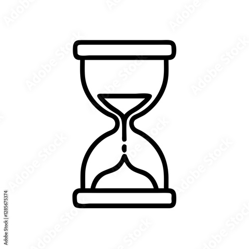 Hourglass symbolizing the passage of time