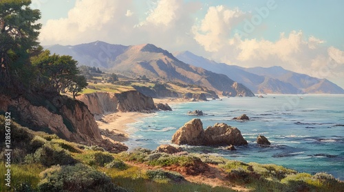 The rugged and stunning coastline of Big Sur, California is a natural treasure.