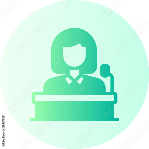 lecture gradient icon