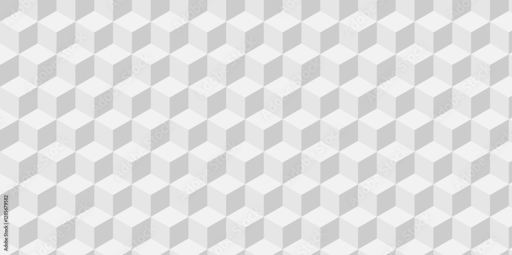 Abstract white and gray style minimal blank cubic. Geometric pattern illustration mosaic, square and triangle wallpaper. Abstract white and gray style minimal blank cubic. Geometric pattern illustration mosaic, square and triangle wallpaper.