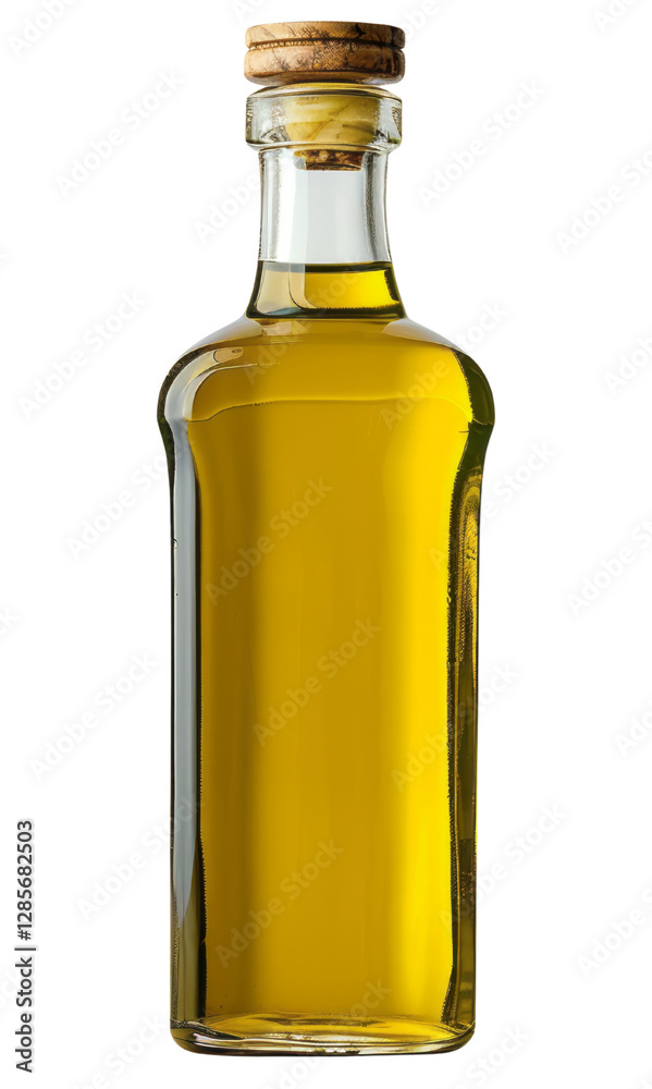 Olive oil bottle isolated on empty background, no shadow under the product, no reflection in glass. Olive oil bottle isolated on empty background, no shadow under the product, no reflection in glass.
