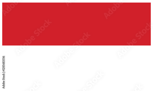 Free Download Monaco country flag Vector illustration. - GFXLoad