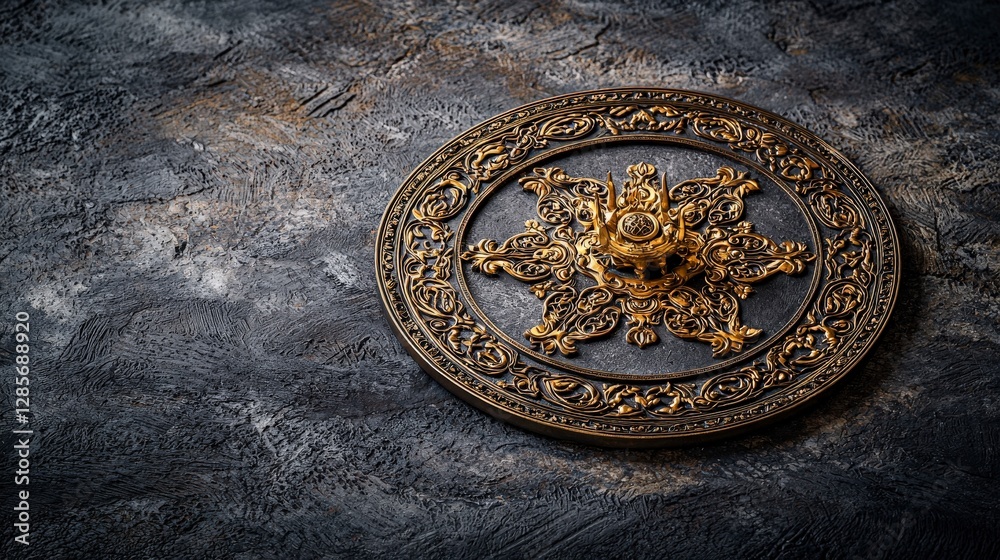 Obraz premium Intricate thai pratam yarm design thai culture decorative art elegant setting close-up artistic expression