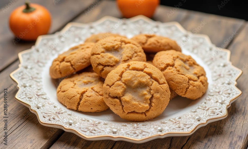 Freshly baked pumpkin cookies Freshly baked pumpkin cookies