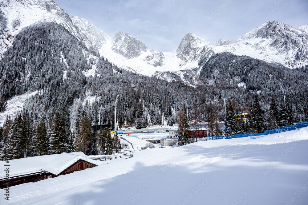 Eine Runde Langlaufen in der Südtirol-Arena von Antholz im wunderschönen Antholzer Tal - Südtirol - Italien