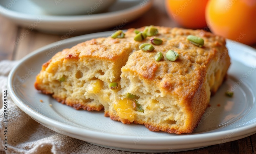 Delicious cornbread with cheese Delicious cornbread with cheese