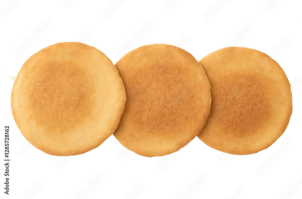 Hotteok - A sweet, fried pancake stuffed with brown sugar, cinnamon, and chopped nuts. The dough becomes crispy on Hotteok - A sweet, fried pancake stuffed with brown sugar, cinnamon, and chopped nuts. The dough becomes crispy on