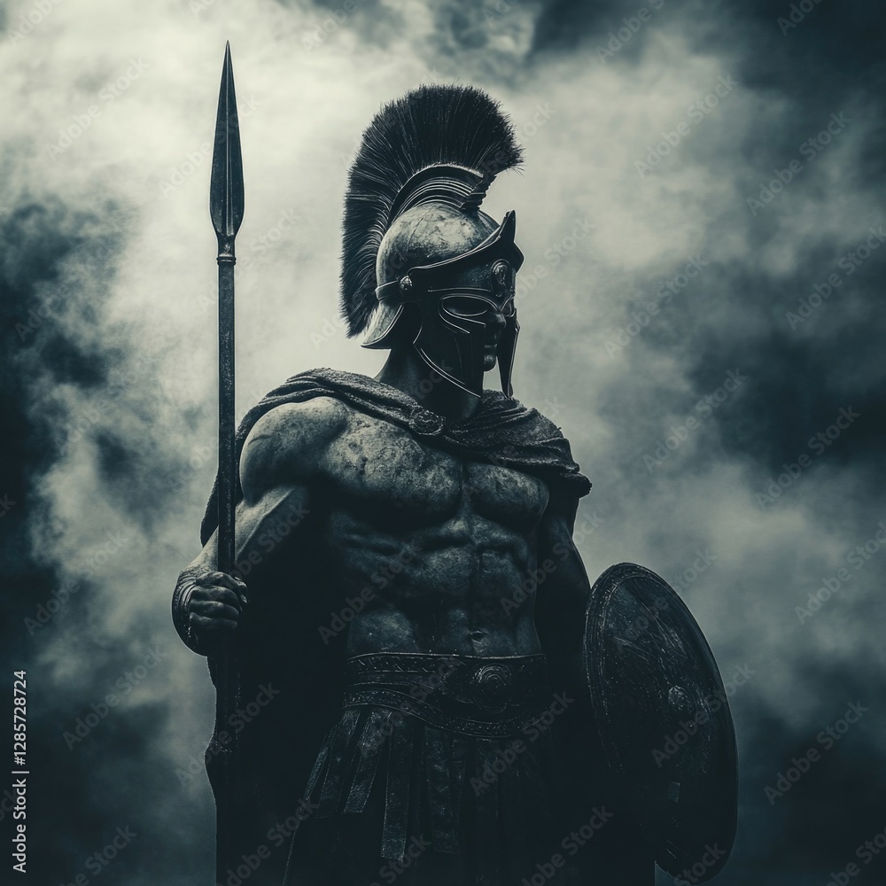 Fototapeta premium Ancient Warrior Statue