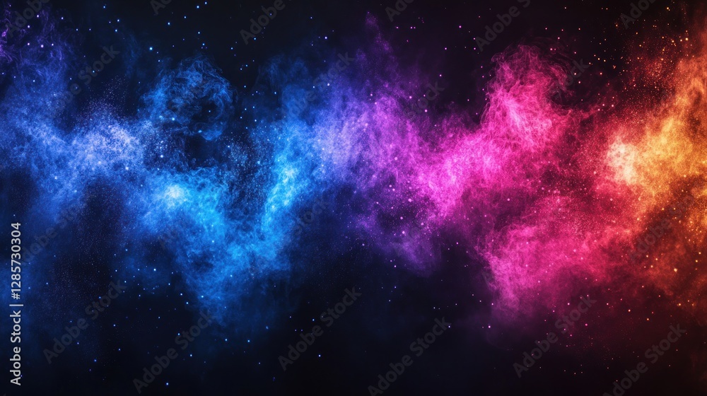 Fototapeta premium Colorful Nebula Space Background