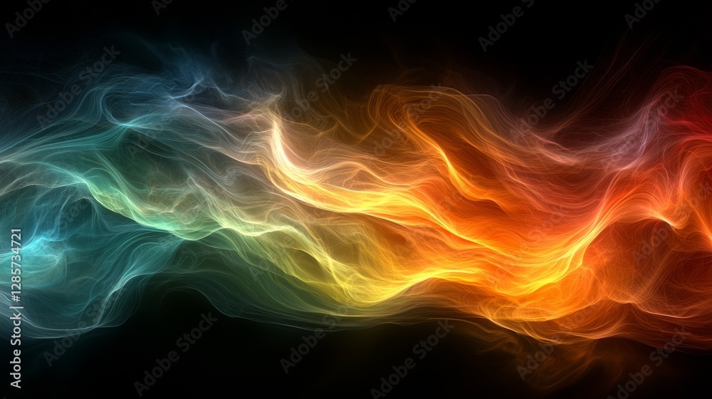 A colorful abstract background with a black background A colorful abstract background with a black background