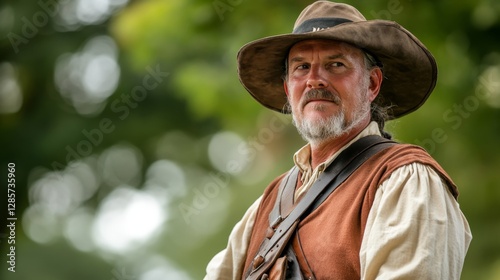 Colonial Man Outdoors