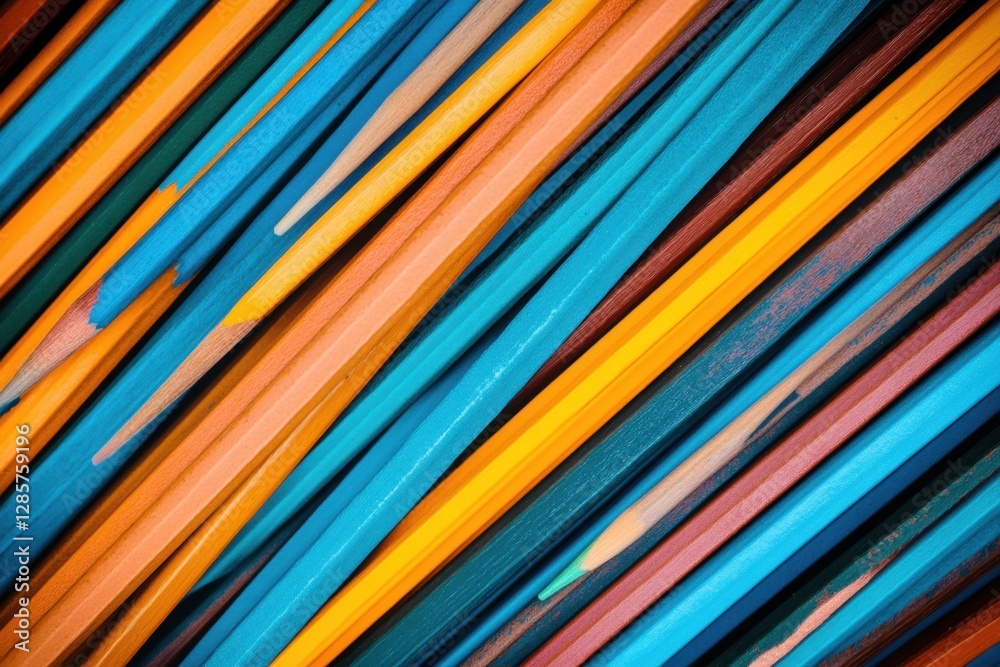 Abstract streaks of color in vibrant pattern Abstract streaks of color in vibrant pattern
