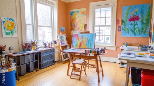 Vibrant Art Studio: A Haven for Creativity