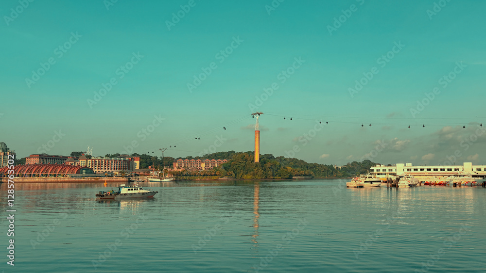Fototapeta premium panoramic view of the old town