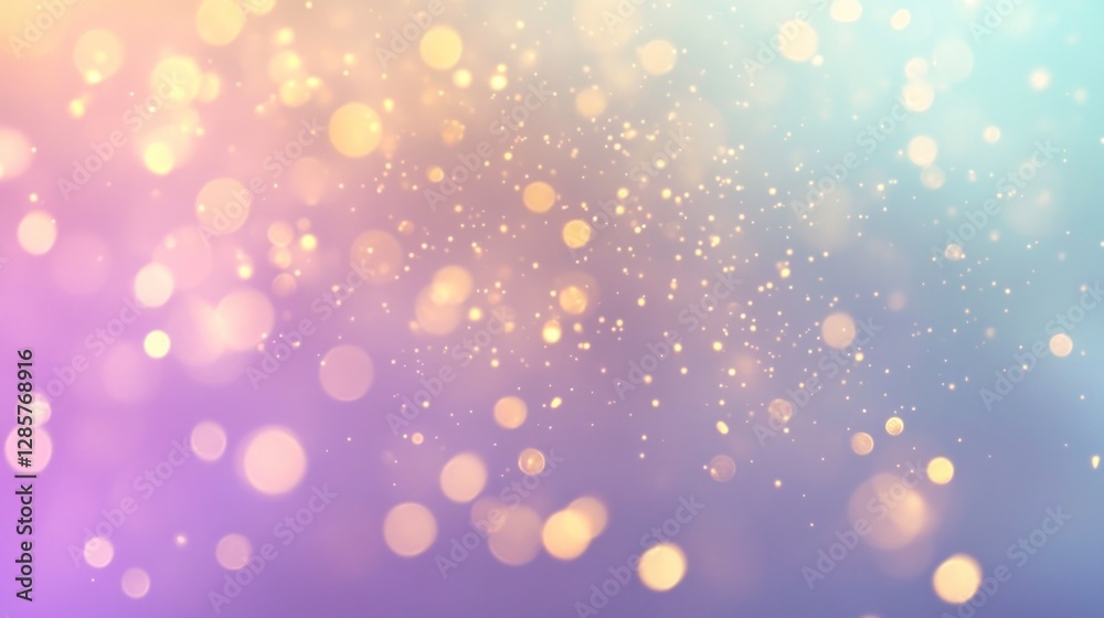 Ethereal Glow: Colorful Bokeh Lights Creating a Dreamy Atmosphere at Dusk Ethereal Glow: Colorful Bokeh Lights Creating a Dreamy Atmosphere at Dusk