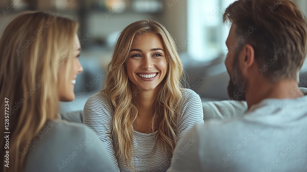 A couple comparing floor plans while the real estate agent provides expert advice A couple comparing floor plans while the real estate agent provides expert advice