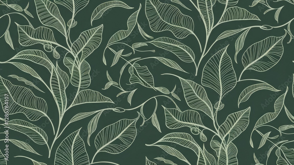 seamless background with leaves seamless background with leaves