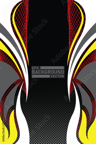 Racing style background image design