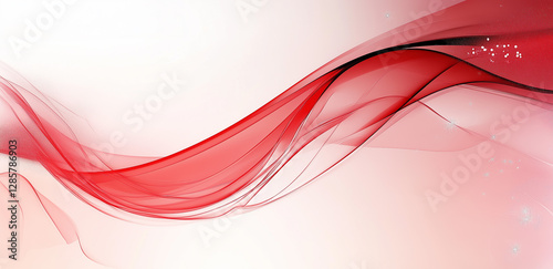 abstract red background with waves，abstract fractal background a computer-generated illustration, texture