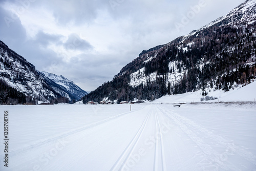 Eine Runde Langlaufen am Langlaufzentrum Rein in Taufers im wunderschönen Reintal - Südtirol - Italien