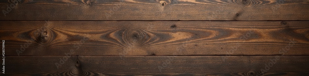 Fototapeta premium Dark oak wood grain, distressed brown plywood texture Old table backdrop , background texture, vintage