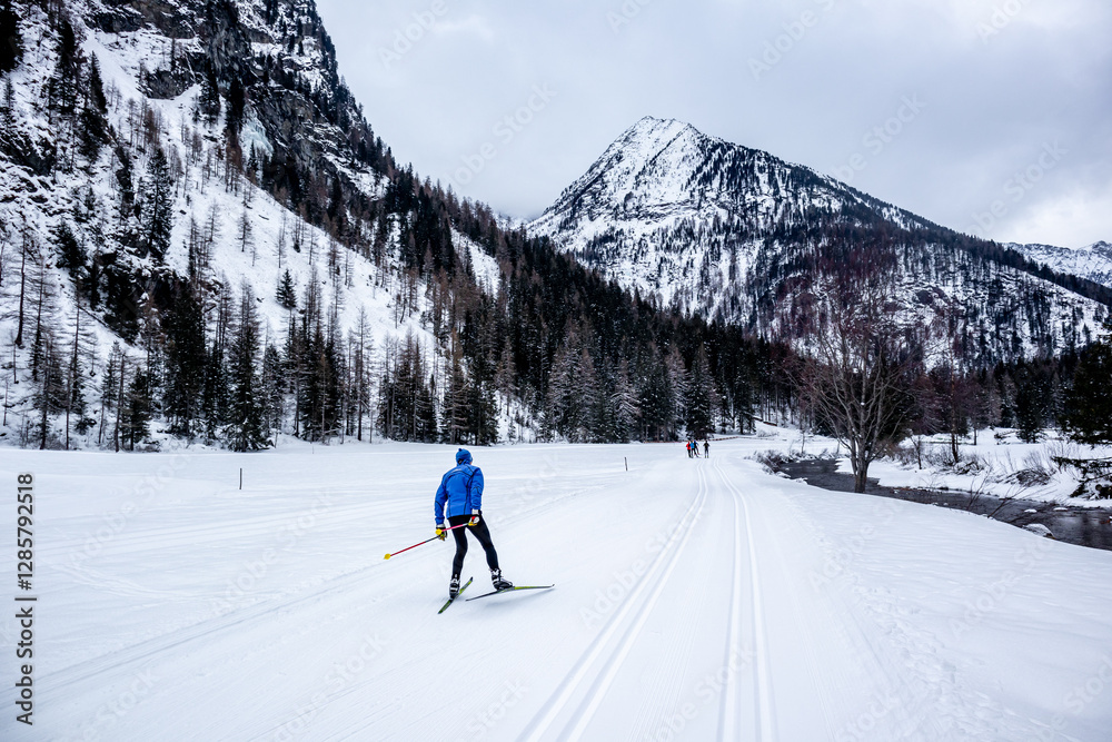 Eine Runde Langlaufen am Langlaufzentrum Rein in Taufers im wunderschönen Reintal - Südtirol - Italien