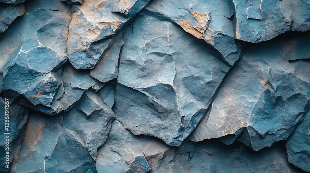 custom made wallpaper toronto digitalClose up of blue gray layered rock formation texture