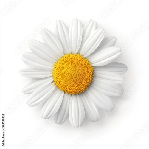 Daisy with yellow center