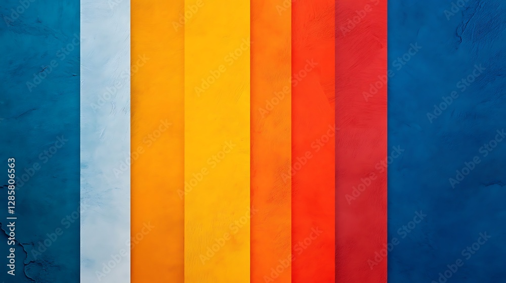 Vibrant Retro Stripe Digital Painting: A Colorful Abstract Artwork AI Generated Vibrant Retro Stripe Digital Painting: A Colorful Abstract Artwork AI Generated