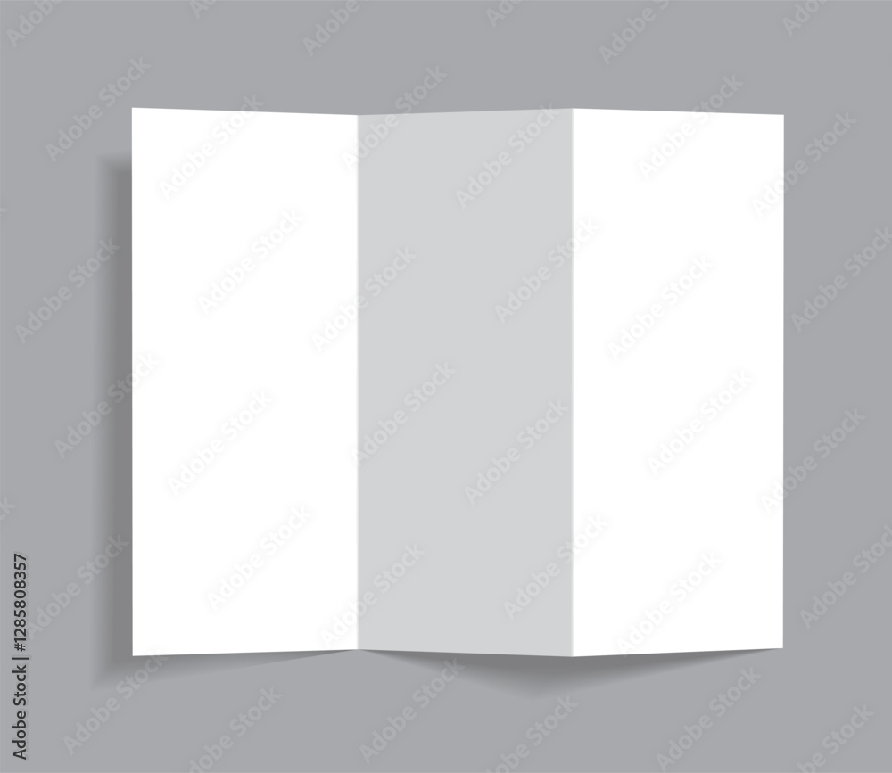 Trifold Brochure Mockup vector design Trifold Brochure Mockup vector design