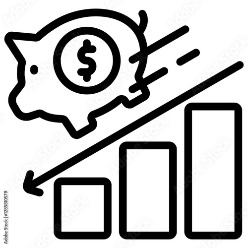 Budget Deficit Icon