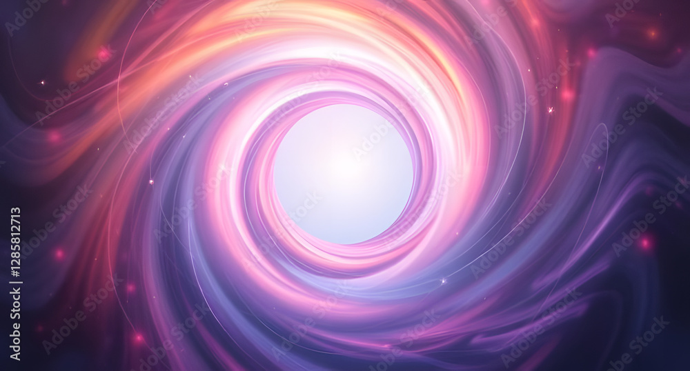 Portal to another dimension background. A swirling ring of shifting colors leading to the unknown