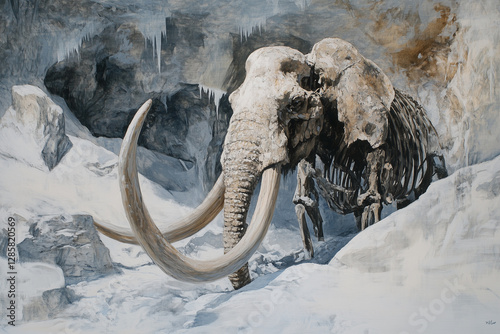 Mammoth Skulls and Tusks