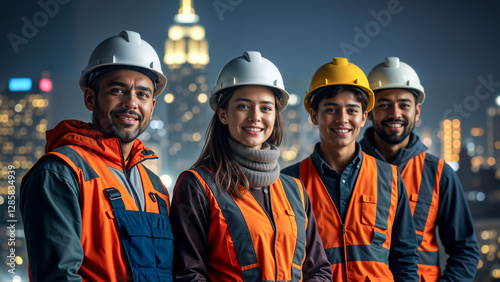 Gruppenfoto für das Team