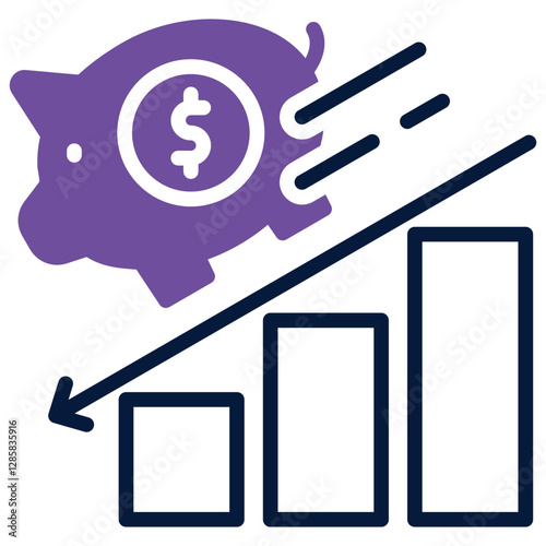 Budget Deficit Icon