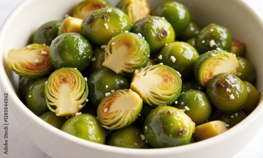 Fresh and vibrant Brussels sprouts Fresh and vibrant Brussels sprouts