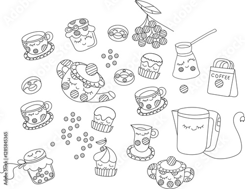 food and drink for coffee shop