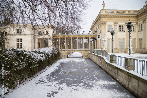 Obraz na płótnie Western Bridge of the Palace on the Isle, Warsaw w salonie