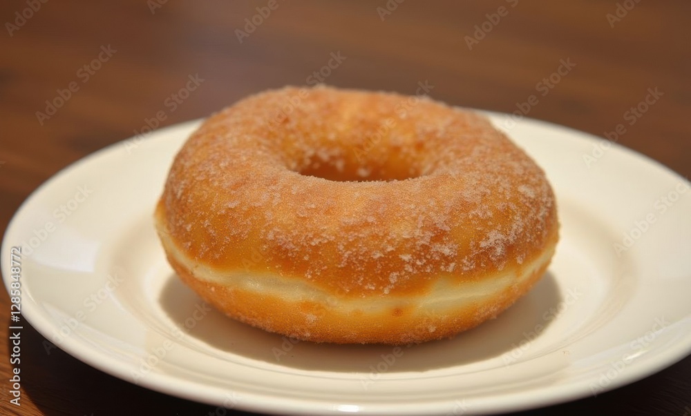 Delicious sugar-coated donut Delicious sugar-coated donut