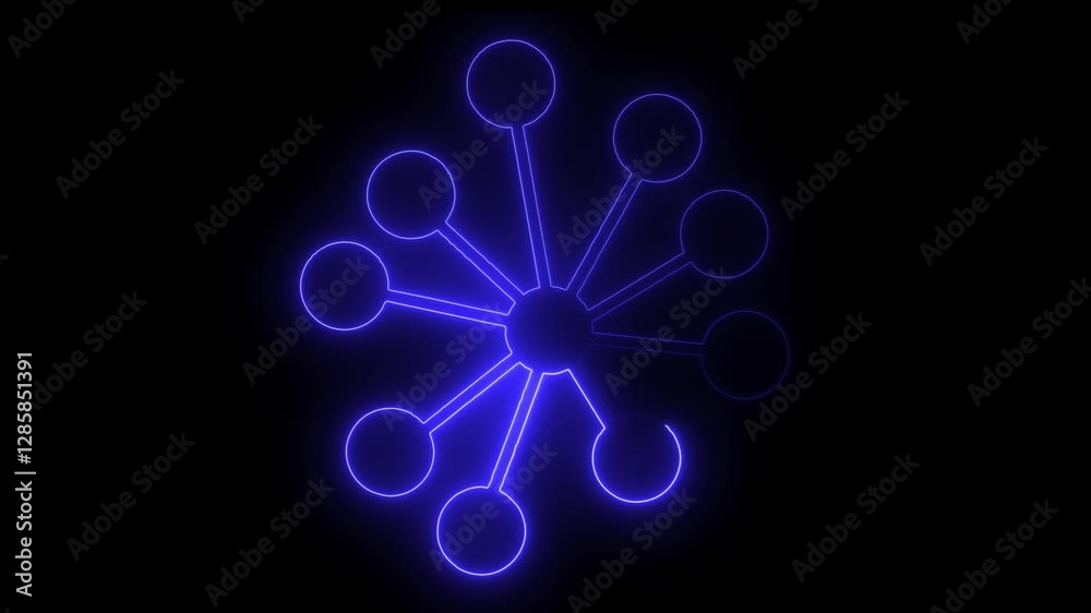 abstract glowing neon Data Processing Outline Icon Animation . Technology and Information Symbol. Internet business networking concept animation. Technology business and network concept. abstract glowing neon Data Processing Outline Icon Animation . Technology and Information Symbol. Internet business networking concept animation. Technology business and network concept.