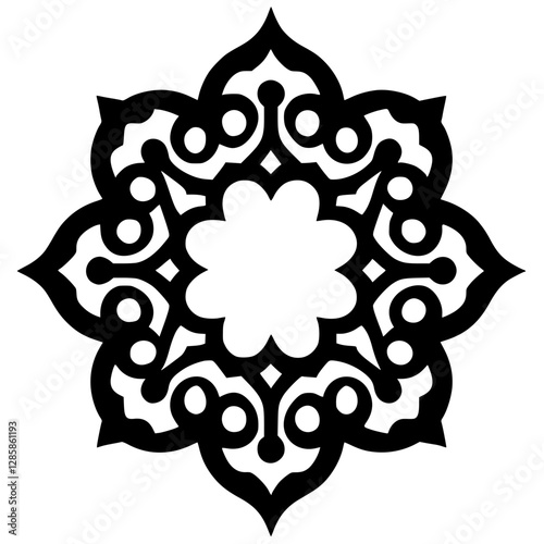 Islamic ornament silhouette