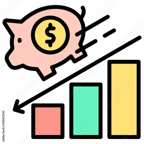 Budget Deficit Icon