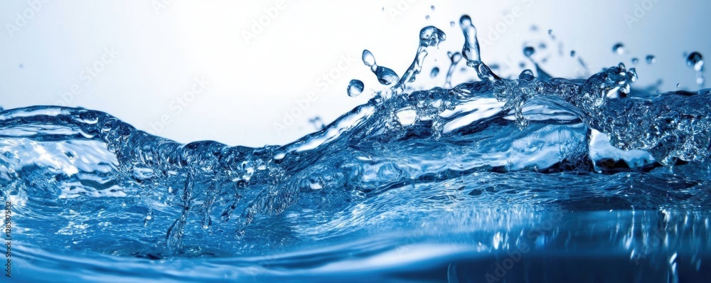 Soft waves splash lightly, making the soothing water texture feel calm. Soft waves splash lightly, making the soothing water texture feel calm.