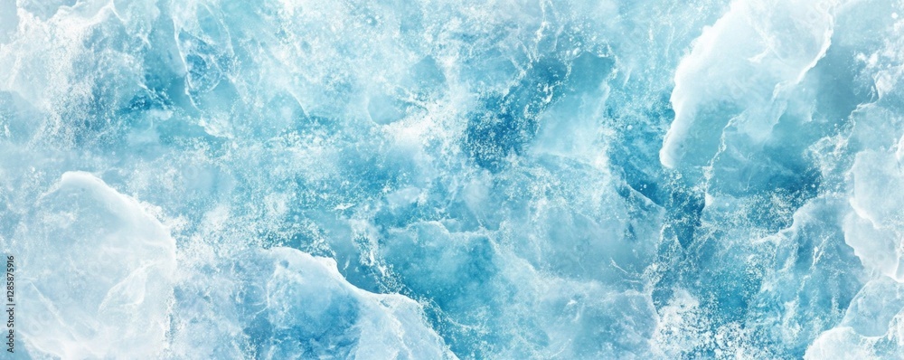 Obraz premium A soothing water texture background with subtle, splashing waves, bringing a sense of peace and relaxation.
