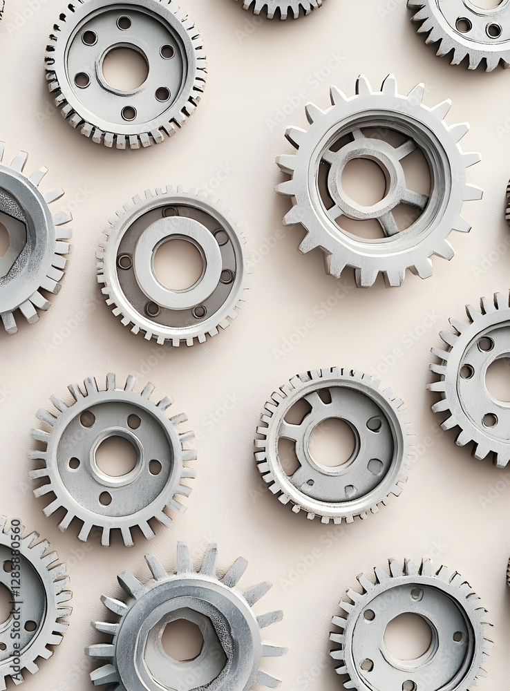 Gear and cogs wheels, clock mechanism, brass metal engine industrial Gear and cogs wheels, clock mechanism, brass metal engine industrial