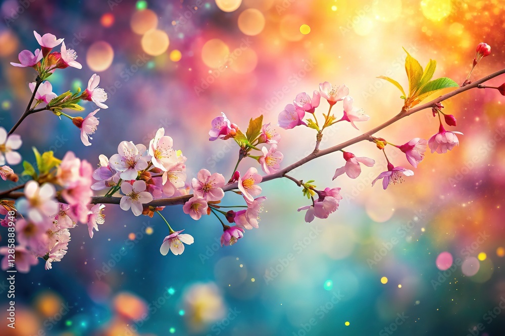 Fototapeta premium May's vibrant hues, highlighting asthma & allergy awareness.