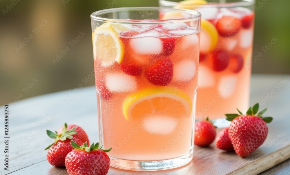 Refreshing strawberry lemonade drinks Refreshing strawberry lemonade drinks
