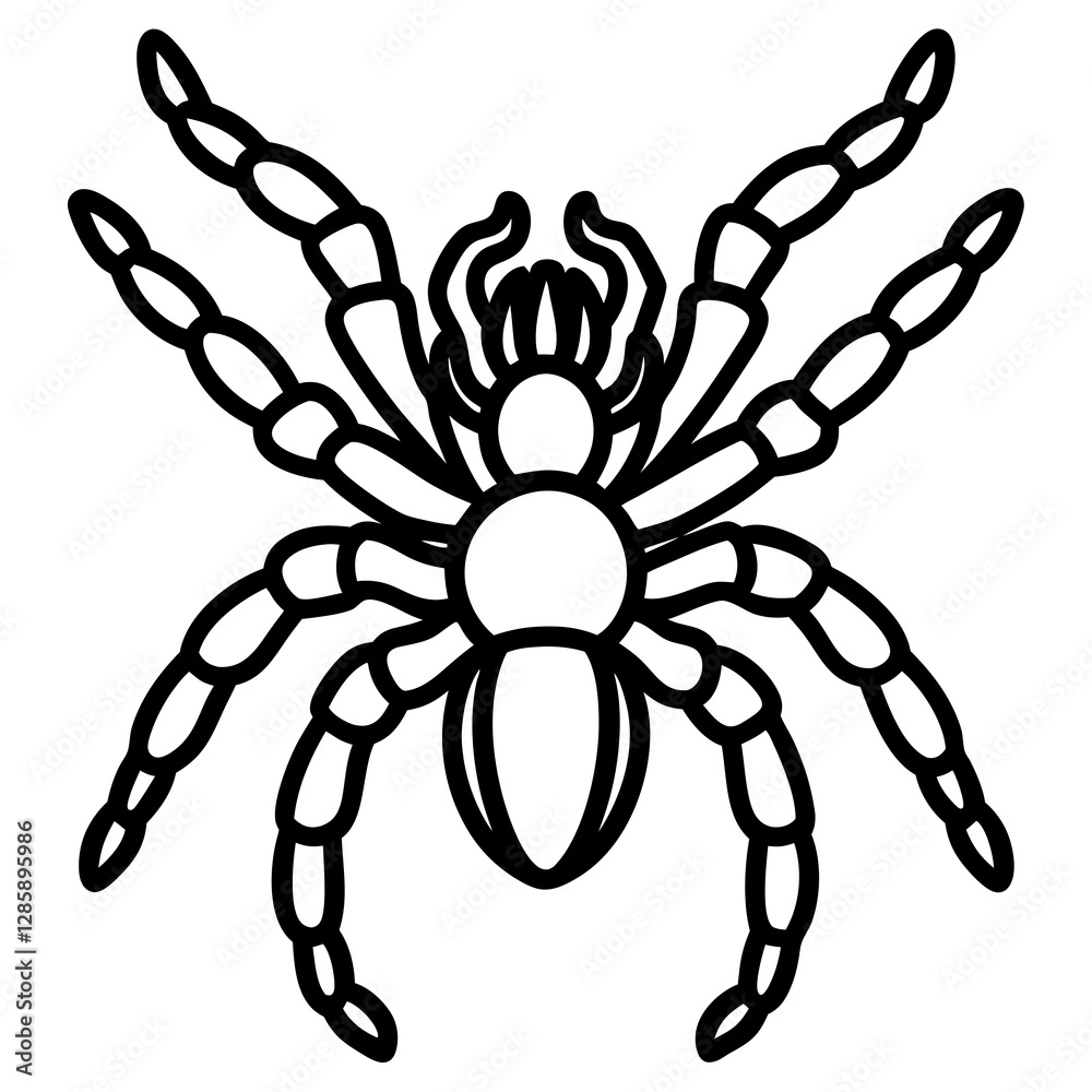 Obraz premium Tarantula Ink Lines